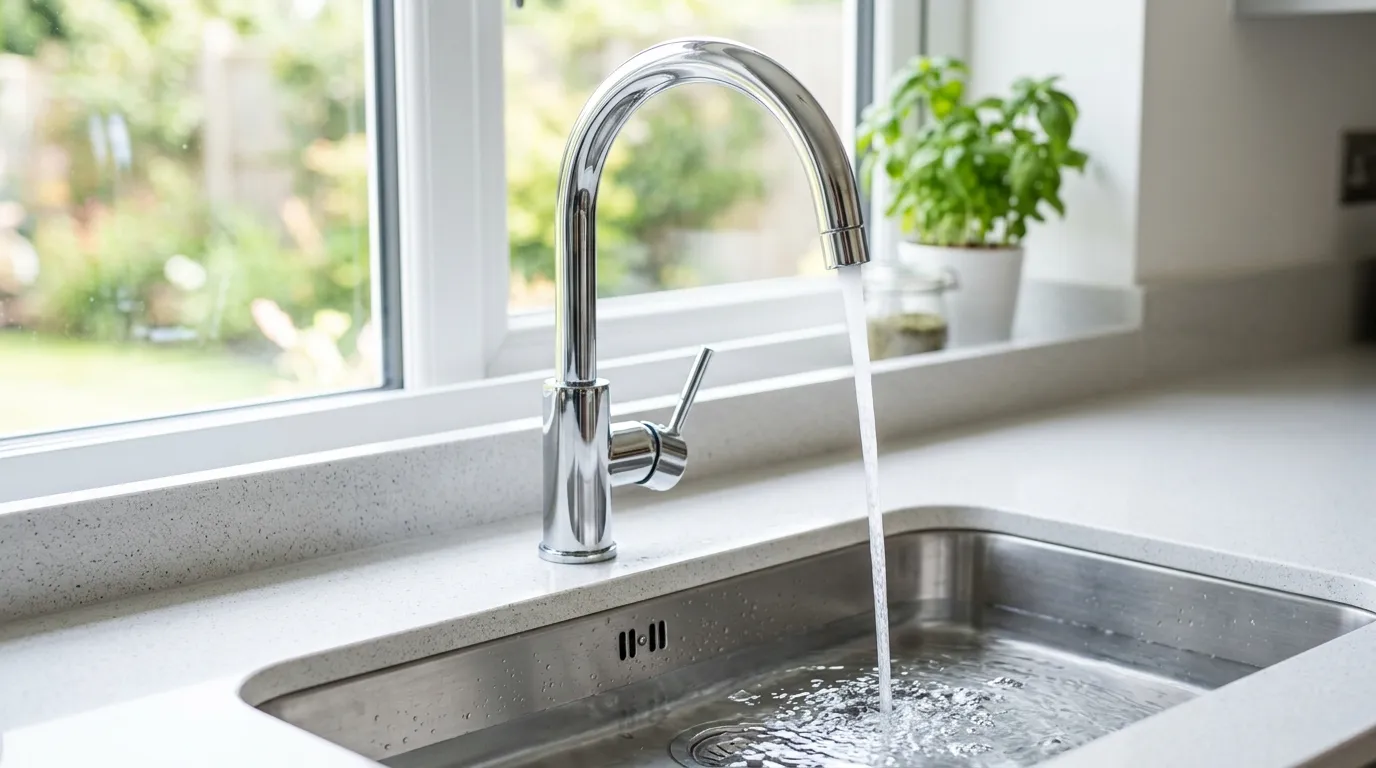 Local Plumbing Master Pros same day plumber fixing a faucet in St. Johns, MI